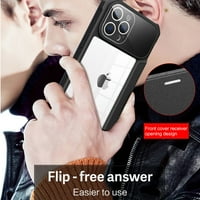 Kompatibilan sa iPhone Pro Case Flip kožni novčanik Nosač kartica Odvojivi magnetski flip poklopac Očistite