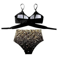 Kupaći kostimi za žene sa grudnjakom plivajući top dječaci za žene print bikini set Push up kupaći modni