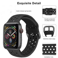 Silikonski remen za Apple Watch Band prozračan sportski narukvicu za IWatch serije SE 1
