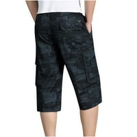 CLLIOS muške kratke hlače plus veličina Multi džepovi Hlače za borbene kratke hlače Klasične putničke garniture