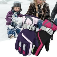Par tople rukavice vodootporne dobro performanse pletene tkanine praktične djece zimske vanjske rukavice