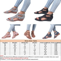 Lady Holiday klizni sandale Solid Color Party platforma sandale pete Djevojke proljeće Mekane visoke