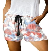 Cindysus dame kratke vruće hlače Bermuda Mini pant za vuču elastična struka Boho ljetna plaža Hlače