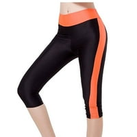 Žene Capris High Squist Yoga Workout Capris Gambers Side džepovi hlače obrezirane pantalone Capris casual