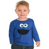Sezam ulice Cookie Monster licem dugih rukava majica s dugim rukavima