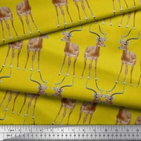 Soimoi svilena tkanina jelena za životinje dekor od tiskanog dvorišta široko