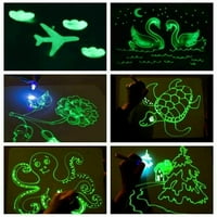 Aohao A3 A4 Dječji kreativni svjetlosni fluorescentni djeca za pisanje ploče