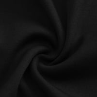 GUZOM Uskršnja haljina za žene - nove proljetne haljine casual oblique na ramenu pune bolesne žene crne boje