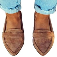 Lacyhop Žene Loafers Low Heel Flats Slip na ravnim cipelama Modne pumpe Lagana šiljasta haljina za cipele