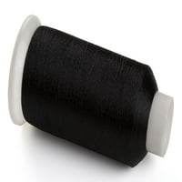 Simthreads Bobbin Thread za šivanje i veznu ploču Crno-bijela dvorišta - 60WT poliesterski kobitni navojni