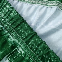 Kneelentne joge kratke hlače Žene duge čipke Štamparije Splice elastične strugove Ležerne prilike hlače 80-ih hlače za žene traper ženske hlače zelene xl