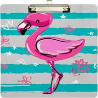 Flamingos Clipboard Tvrdborska ploča za njegu drveta i povucite za standardno pismo