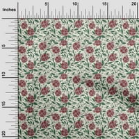 Onuone pamučne kambric svijetle zelene tkanine Azijski Suzani DIY odjeća prekrivajući tkaninu Ispis tkanina sa dvorištem širom