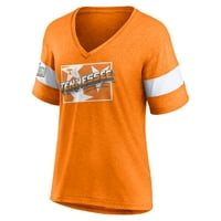 Ženska fanatika brendirana Tennessee Orange Tennessee Volonteri ventilator V-izrez majica