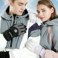 Wozhidaoke Winter Skijavice Tople rukavice Topli slatke tiskane biciklističke rukavice meke rukavice od vjetra