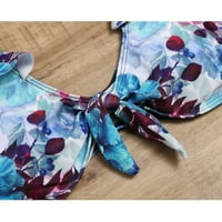 Ženski cvijet od tiskanog kupaćih kupaćih kupaćih kupaćih kupaćih kostima za kopuri za žene za žene