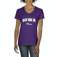 Arti - Ženska majica V-izrez kratki rukav, do žena Veličina 3XL - Iowa mama