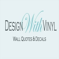 Prilagođeno ime Vinil zidni naljepnica za dom - Geek Unicorn cvijet za naočale Jednorog slatka zidna