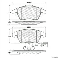 -Parts zamjena za 2012 - Volkswagen Beetle prednjeg diskovnog kočnice za kočnica za Volkswagen Beetle