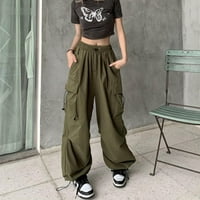 Ženske vrećaste teretne hlače Streetwear Hop Joggers Dukserice nacrtavaju ležerne hlače u širokim nogama