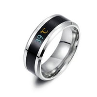 Wozhidaoke prstenovi za žene Modni novi fizički inteligentni temperaturni par zvona za prsten za prsten za prikaz prstena za žene za žene