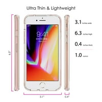 Distinconknk Clear Shootofofofoff Hybrid futrola za iPhone plus plus Bumper Akrilni zaštitni ekran za hlađenje - Kugla nikada ne umiru, završavaju u oluku