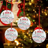 Kokovicyves Home Stays Cleariance Prodaja božićnih ukrasa Slatka santa klauzula koja nosi masku ručno izrađene dekoracija stabla