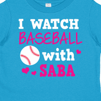 Inktastic gledam bejzbol sa mojim sabanim poklonim dječakom majicom ili majicom Toddler Girl