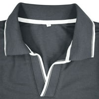 Kali_store polos za muškarce muške polo majice Brze suhe golf košulje dugih rukava vlagu Wicking polo