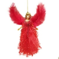 Doll Božićni privjesci Dekor Viseći stablo Početna Xmas ukrasi Angel Decoration & Hanges