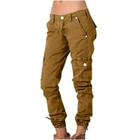 Puntoco Ženske dame Solice Hlače Hipi Panke pantalone Streetwear Jogger džep labav kombinezon duge hlače