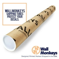 Šarene svježe ukusne makaroonske zidne naljepnice od Wallmonkeys Ogulja i palica Grafički grafički WM68340