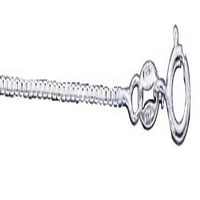 Sterling Silver 16 BO lanac 3D mala sportska fudbalska lopta ili ogrlica od privjeske