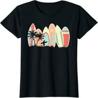 Retro Vintage Surfboard Surfanje surfanje za surfanje majica