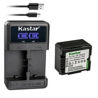 Kastar VW-VBG baterija i LED USB punjač Kompatibilan sa Panasonic HDC-SD HDC-SDT HDC-SDT750K HDC-S HDC-SX5EB-S HDC-SX5EG-S HDC-SX5GCS-S HDC-SX5GK HDC-TM HDC-TM10K kamerom