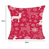 Fnochy Cleariance Božićni jastuci poklopci dekor jastuk Caus CAFA struk bacanje jastuka 1pc