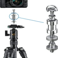Paota adapter za kameru 1 4 do 3 8 vijak navoja za stativu, monopod, kuglična glava, nosač i DSLR SLR video svjetlo