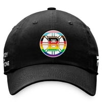 Muška fanatika brendirana Black Boston Bruins Mom logotip Pride Podesivi šešir - OSFA