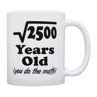 Thiweward Funny Rođendanski pokloni godinama Imate matematički šalica za kafu