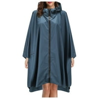 Puuawkoer kaput kaputica za odrasle za odrasle sa džepovima kišne jakne tinejdžeri moda UNI kišobran