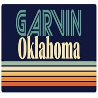 Garvin Oklahoma Vinil naljepnica za naljepnicu Retro dizajn