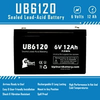 - Kompatibilni TRIPP-LITE 350HG baterija - Zamjena UB univerzalna zapečaćena olovna kiselina - uključuje f do F terminalne adaptere