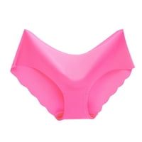 Donje rublje Žene Bikini ne-trace ledene svilene dimnaističke midwaist Solid Color kratke gaćice