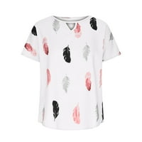 Ljetne ponude košulje Ženske kratke majice Zemlja Koncertni košulji od pero Ispis Tuničke tipke Rupa