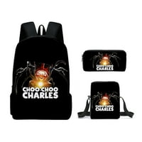 Choo-Choo Charles Cosplay Game Backpack olovka za kampiranje ruksaka Sport ruksak putni ruksak
