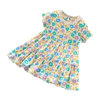 Djevojke Ljetne haljine Štampane casual labavo sandress 6-godina dječje djece dječje djevojke modne