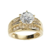 Toyella modni ženski prsten retro zvona luksuz pretjeran cirkonski prsten nakit zlata 6