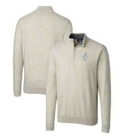 Muški sekač i buck kaševni hostovni uljev Logotip Lakemont Tri-Blend Quarter-Zip pulover džemper