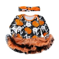 Cvjetna majica Toddler Girl Baby Girls 'Otvoreni ramena dugi rukav Crtani uzorak princeze poncho bodinuit