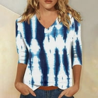 Ljetne ženske košulje ruhove za žene Slatke grafičke grafike TEes bluze casual plus veličine Basic gumb